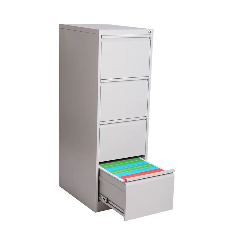 Metal Filling Cabinet - Model KP-DL-D4, Cream  Color