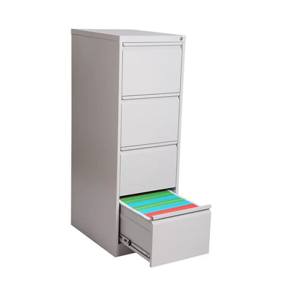 Metal Filling Cabinet - Model KP-DL-D4, Cream  Color
