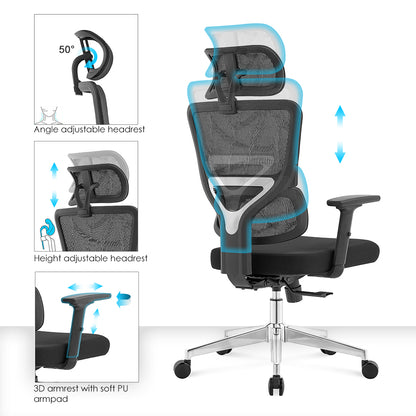 High back office chair - Model No. KP -Tria-H (Foam seat)| Best Office Chair