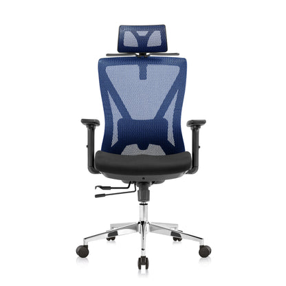 High back office chair - Model No. KP -Oka-H (Plus) Blue Color | Best Office Chair