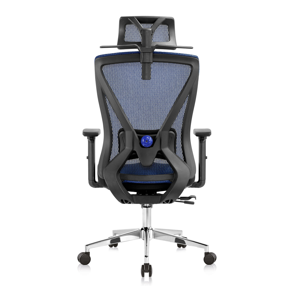 High back office chair - Model No. KP -Oka-H (Plus) Blue Color | Best Office Chair